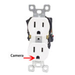 1080P Hardwired Wifi Hidden Nanny Outlet Receptacle Camera