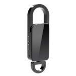 30 Day Voice Activated Backpack Metal Key Chain MP3 Recorder