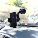 Car Cell Phone Window Mount Holder With Night Vision 1080P HD Wifi Camera