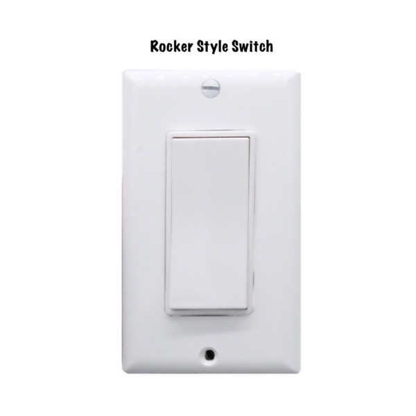 Functional Hardwired Electrical Wall Light Switch With Wifi 4K UHD Camera