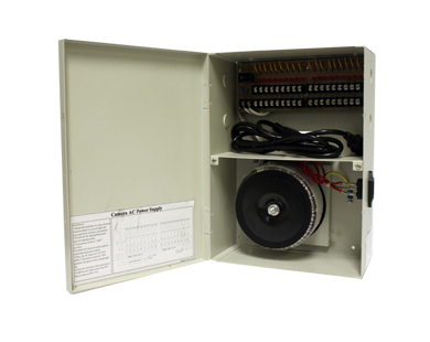 24VAC 15 Amp 18 Channel Power Supply Box