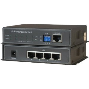 4 Port POE IP Camera Power Switcher
