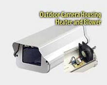 Security Camera Housing With Heater Blower & Mounting Bracket
