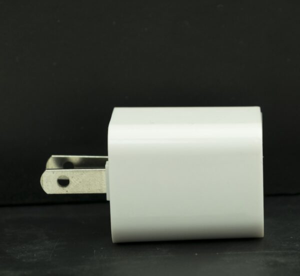White USB Wall plug Outlet Phone Charger With 1080P HD Camera