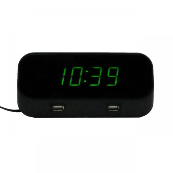 Functional Desk Alarm Radio Clock With 4K UHD Wifi Camera