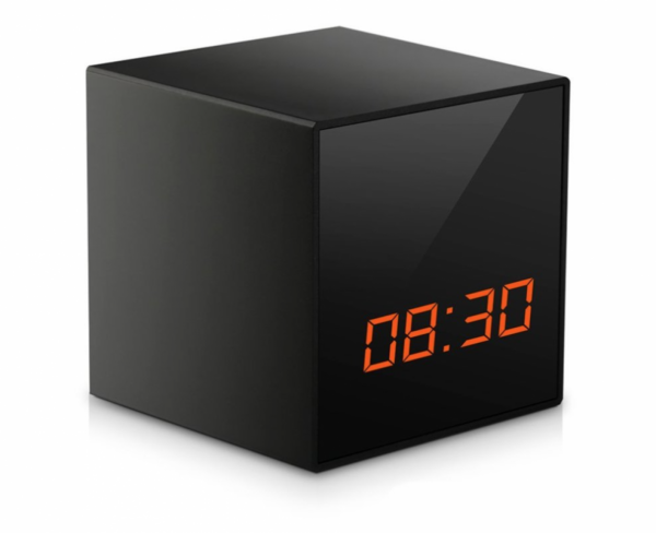 Radio Clock With 4K UHD Invisible Night Vision Wifi Camera