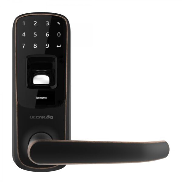 Ultraloq UL3 Fingerprint Touchscreen Keyless Smart Door Lock Satin Nickel