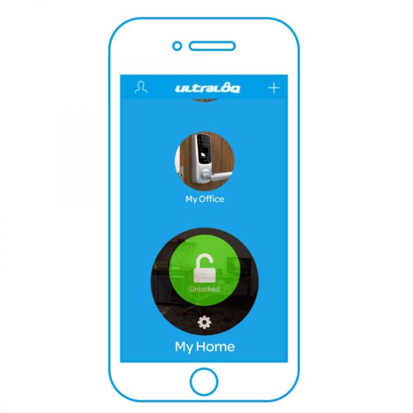 Ultraloq UL3 Fingerprint Bluetooth Touchscreen Keyless Smart Door Lock Aged Bronze