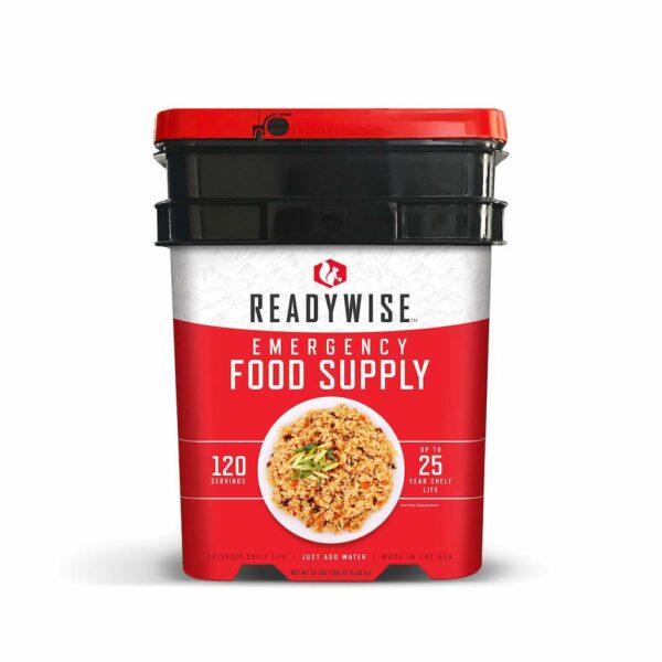 ReadyWise 120 Serving Entree Emergency Survival Storage Food Bucket