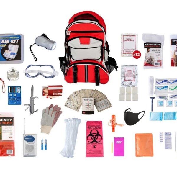 72+ Hour 1 Person Elite Emergency Survival Prepper Gear Medical Backpack Kit