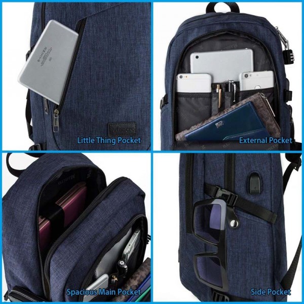 Bulletproof 11" X 14" Armored Level IIIA Ballistic Travel Laptop Backpack (Blue)