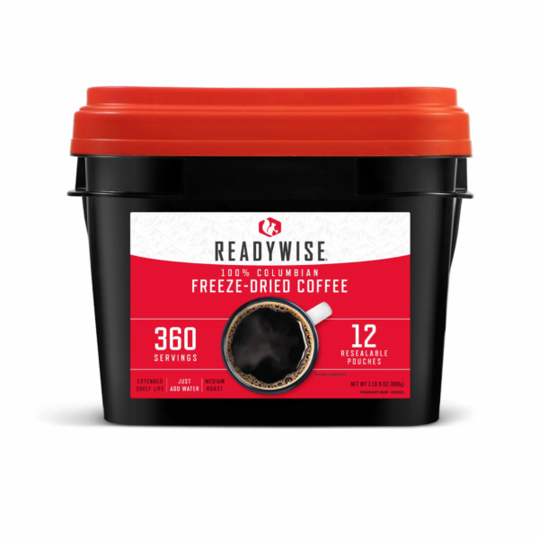 ReadyWise 360 Servings Freeze-Dried Coffee RW01-360